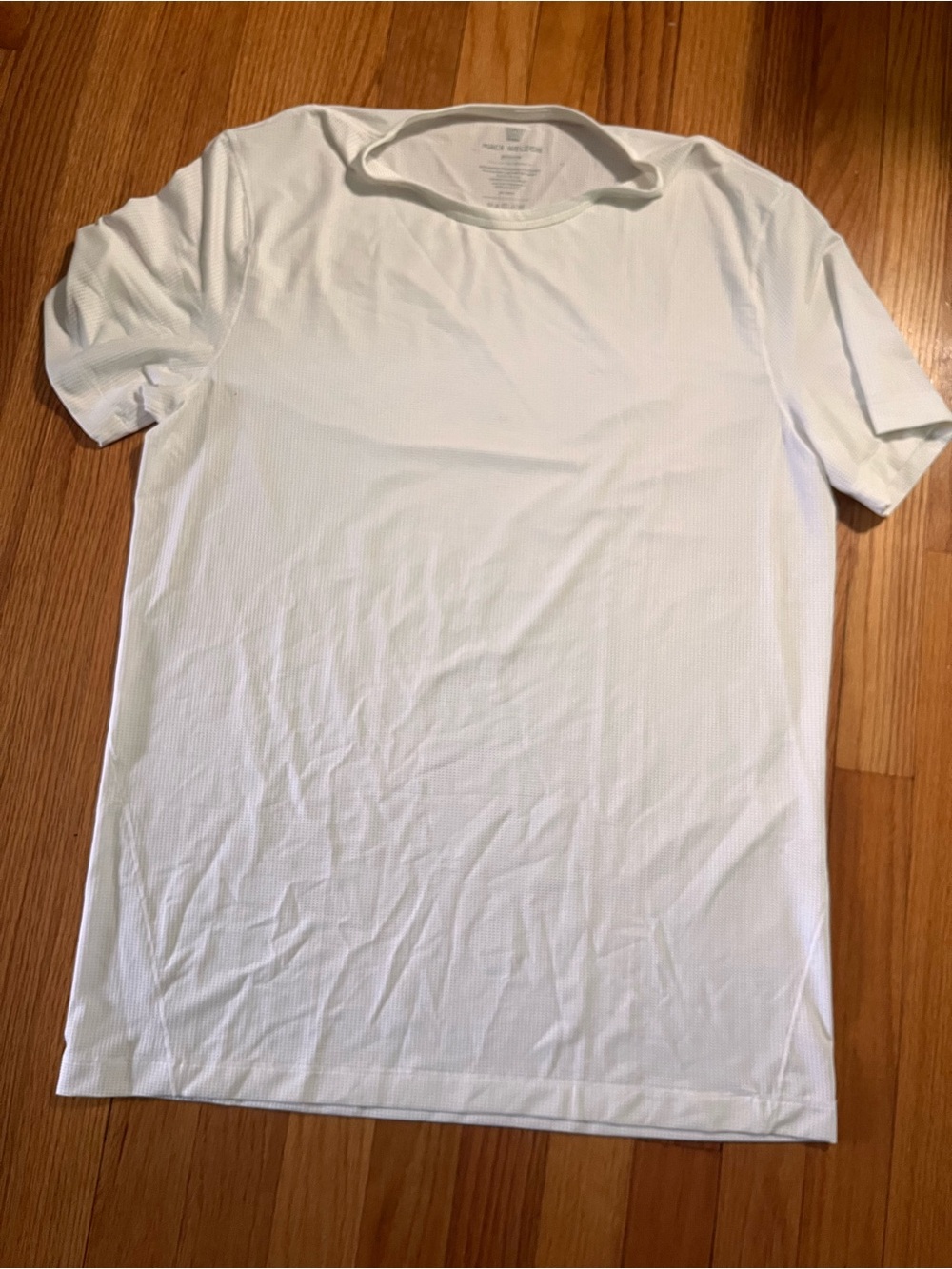 Mack Weldon Airknitx Crewneck Shirt Bright White Sz Medium